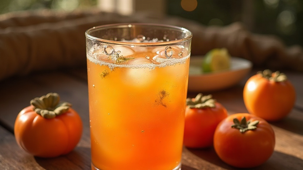 Sparkling Persimmon Tepache: A Wild-Fermented Autumn Drink